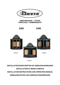 Notice DOVRE 2400GLA Fireplace