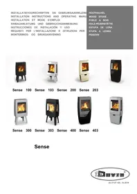 Notice DOVRE SENSE 403 Calefacción