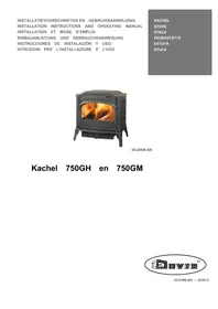 Notice DOVRE 750GH Calefacción