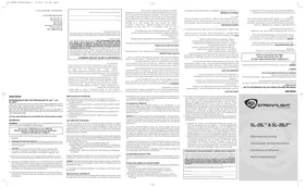 Notice Streamlight SL20LP Lampe de poche