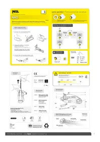 Notice Petzl NAO Lampe de poche