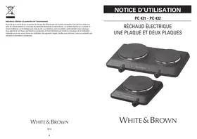 Notice WHITE AND BROWN PC 431 Cuisinière