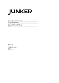 Junker JR36DK50 - Fornuis