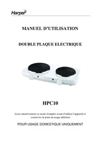 Notice HARPER HPC10 Cuisinière