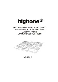 HIGH ONE MPG 73 A - Cuisinière