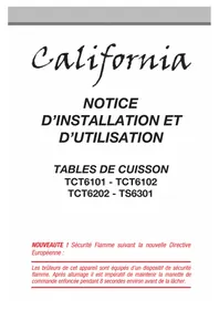 CALIFORNIA TCT6102BCA - Cuisinière