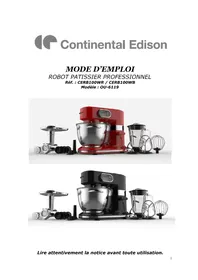 CONTINENTAL EDISON CERB100WB - Robot ménager