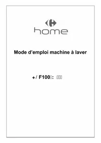 Notice Carrefour Home HLF1005W11 Machine à laver