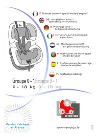 Notice Renolux STREAM Asiento de coche