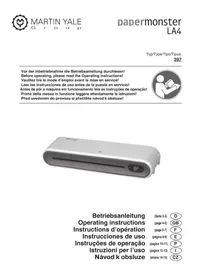 Notice Papermonster LA4 Machine à laminer