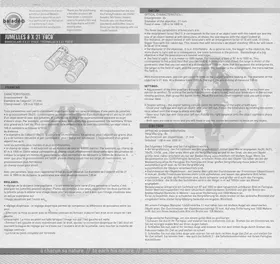 Notice Baladéo PLR001 Jumelles