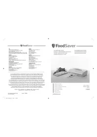 Notice FOODSAVER V1040 Macchine per confezionamento sottovuoto