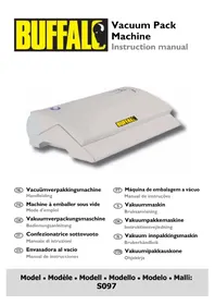 Notice BUFFALO S097 Vakuumemballasjemaskiner