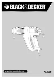 Notice BLACK & DECKER KX2000K Sıcak hava tabancası