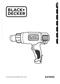 Notice BLACK & DECKER KX1650 Pistola térmica