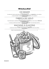 KITCHENAID KUIS18PNZW - Máquina de hielo