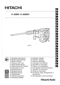 Notice HITACHI H 60MR Trapano