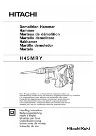 Notice HITACHI H 45MRY Trapano