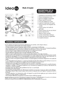 Notice DOMENA IDEALIS 20PRO Fer à repasser