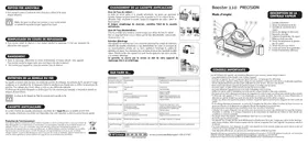 Notice DOMENA BOOSTER 110 PRECISION Fer à repasser