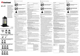 Notice FireFriend DF6505 Cheminée