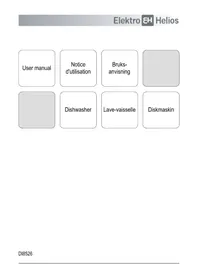 Notice ELEKTRO HELIOS DI8526 Lave-vaisselle