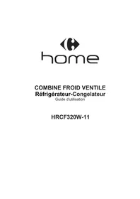 Notice Carrefour Home HRCF320W11 Réfrigérateur