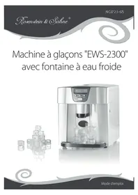 Notice Rosenstein & Söhne EWS2300 Machine à glaçons