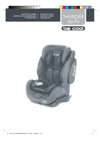 Notice Be Cool THUNDER ISOFIX Siège de voiture
