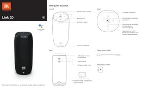Notice JBL LINK 20 Station d'accueil audio