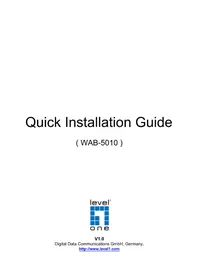 Notice LEVELONE WAB5010 Point d'accès
