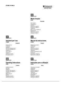 Notice HOTPOINT FT 820.1 IXHA S Oven
