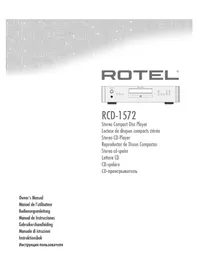 Notice ROTEL RCD1572 Cd-speler/recorder