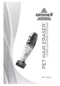 Notice BISSELL PET HAIR ERASER 1987N Staubsauger