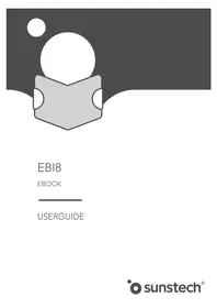 Notice Sunstech EBI8 Lector electrónico