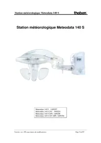Notice THEBEN METEODATA 140 S KNX Station Météo