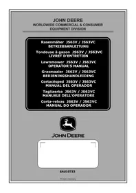 Notice JOHN DEERE JS63VC Tondeuse à gazon