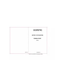 OCEANIC OCEACCF34AP - Congélateur