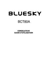 Notice BLUESKY BCT 80A Congélateur