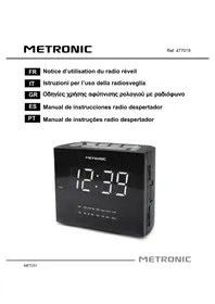 Notice METRONIC MET251 Radio sveglia