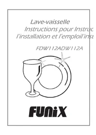 Notice FUNIX FDW112A Lave-vaisselle