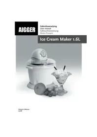 Notice Aigger KIM5725A Machine à glace
