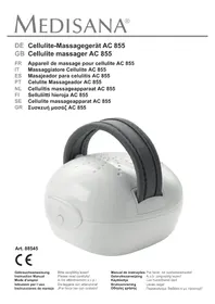 Notice MEDISANA AC 855 Apparecchio per massaggi