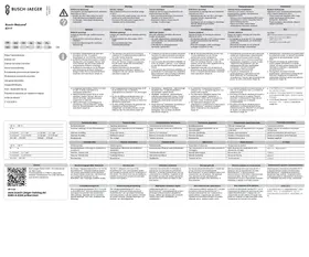 Notice Busch-Jaeger 2CKA008300A0322 Interphone
