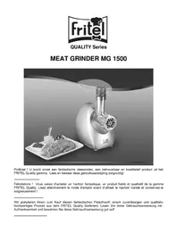 Notice FRITEL MG 1500 Hachoir