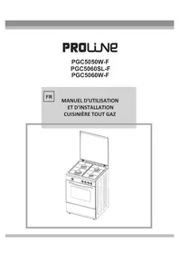 PROLINE PGC 5060SLF - Cuisinière