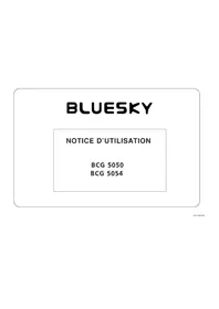 Notice BLUESKY BCG 5054 Cuisinière