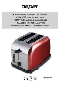 Notice Beper 90.850 Toaster