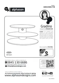 Notice ALPHASON GRADINO Meuble TV