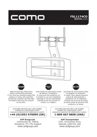 Notice AVF FSL1174COW Meuble TV